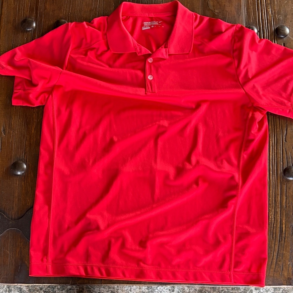 Nike Vibrant Red Men's Polo Shirt